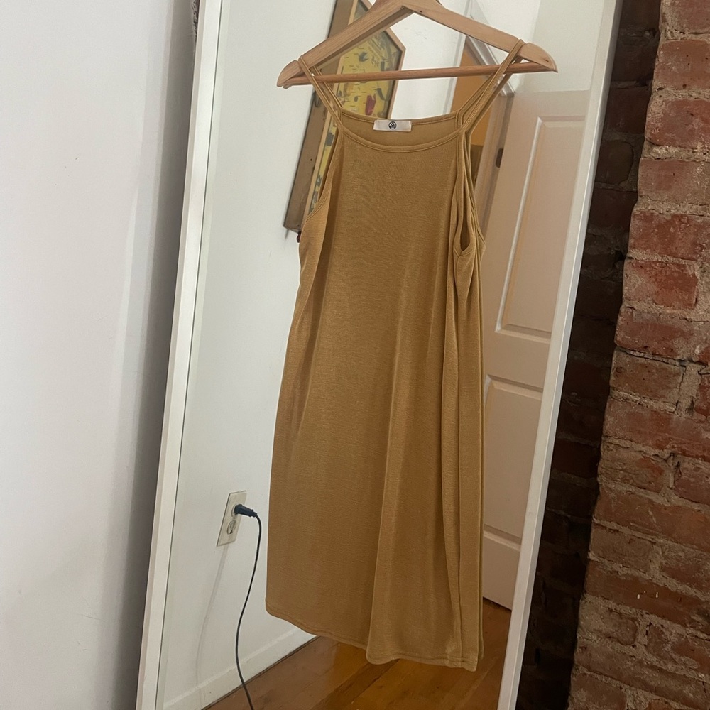 Gold Mini Dress